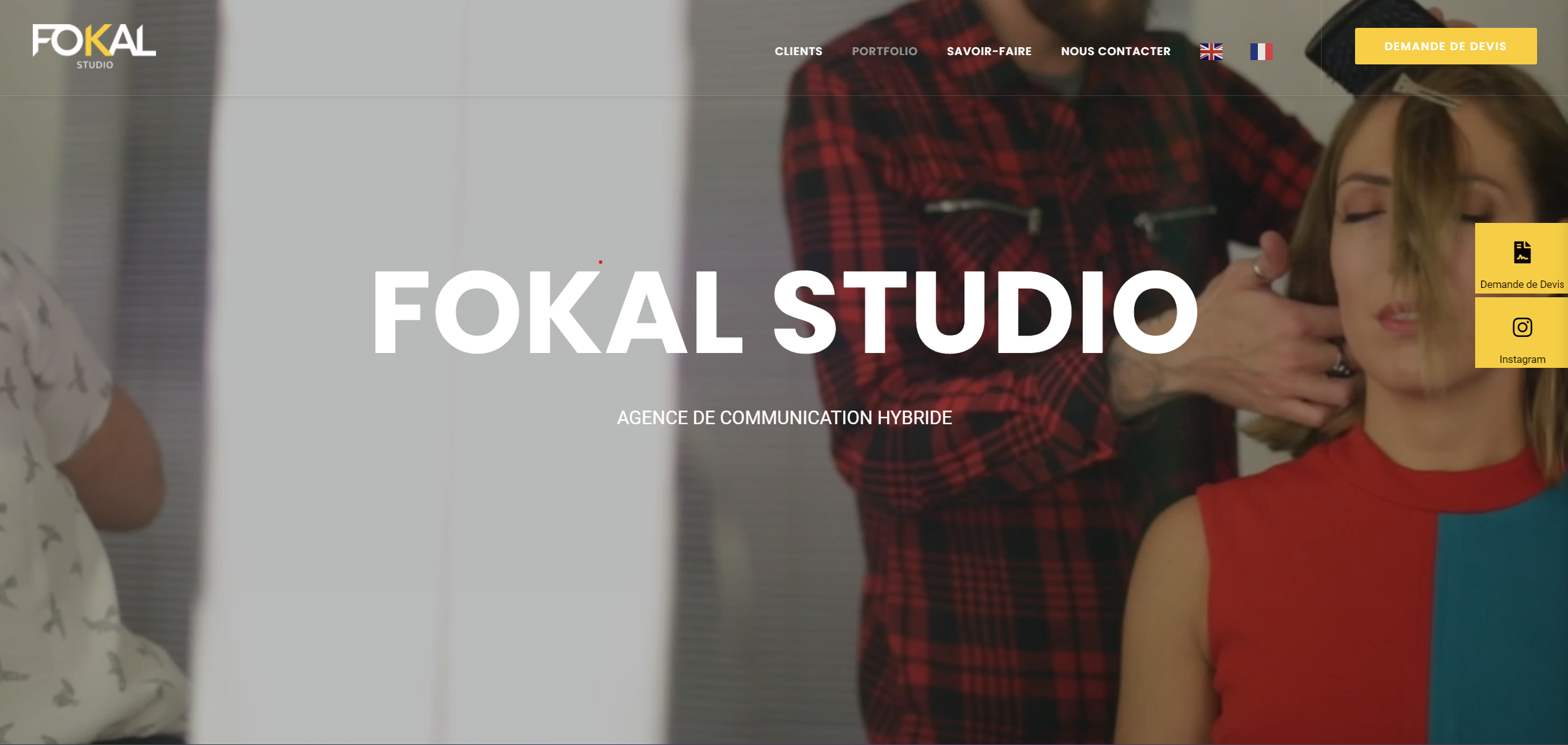 Website of Fokal Studio